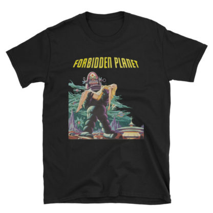 Forbidden Planet / Robby The Robot - Golden Age Scifi - Budget Short-Sleeve budget Unisex T-Shirt