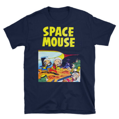 Space Mouse - Golden Age Comic Hero - Budget Short-Sleeve budget Unisex T-Shirt - Image 2