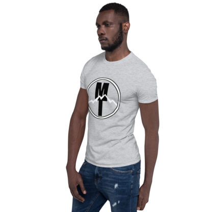 Mountain Town Toys – Black And White logo T – Variation 2 – Short-Sleeve Unisex T-Shirt - Image 12