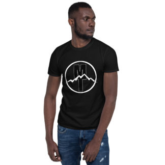 Mountain Town Toys – Black And White logo T – Variation 2 – Short-Sleeve Unisex T-Shirt
