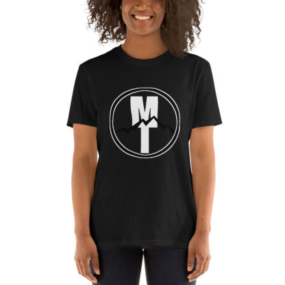 Mountain Town Toys - Black And White logo T - Variation 1 - Short-Sleeve Unisex T-Shirt - Image 2