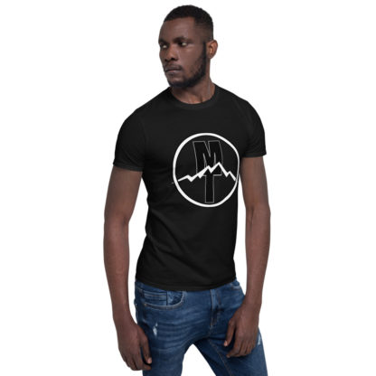 Mountain Town Toys – Black And White logo T – Variation 2 – Short-Sleeve Unisex T-Shirt - Image 2