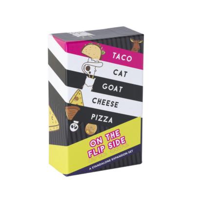 Taco Cat Goat Cheese Pizza on Flip Side - Dolphin Hat Games - Board Games