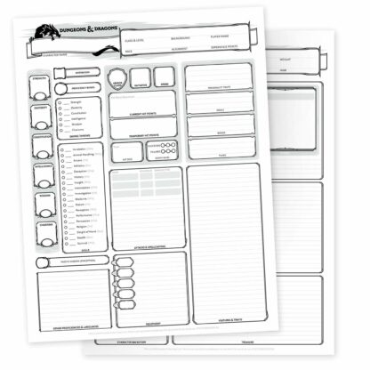 D&D Character Sheets - Dungeons & Dragons - Image 2