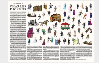 Laurence King The World of Charles Dickens 1000 Piece Puzzle - Image 3
