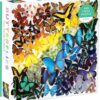 Galison Rainbow Butterflies Jigsaw Puzzle, 500 Pieces, 20”x20” – Features an Array of Butterflies in a Mesmerizing Rainbow of Color – Challenging, Perfect for Family Fun – Fun Indoor Activity
