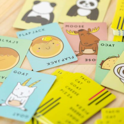 Taco Cat Goat Cheese Pizza on Flip Side - Dolphin Hat Games - Board Games - Image 4