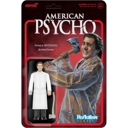 Super7 American Psycho Reaction Figures Wave 01 Patrick Bateman (Raincoat) - Image 3