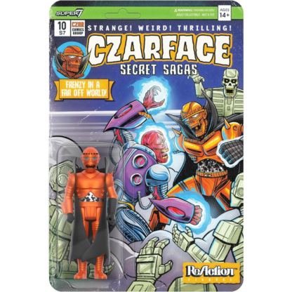 Super7 Czarface Reaction Figures Wave 11 Czarface (Orange & Black) - Image 2