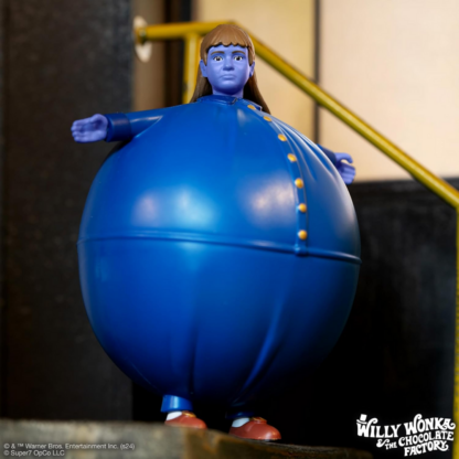Super7 Willy Wonka & The Chocolate Factory Reaction Figures Wave 03 Violet Beauregarde (Blueberry)