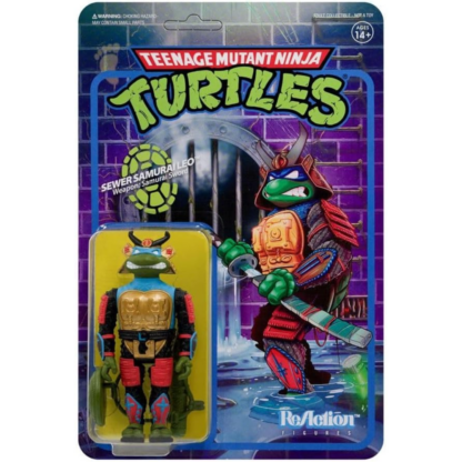 Super7 Teenage Mutant Ninja Turtles Samurai Leonardo 3.75" - Image 3
