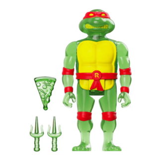 SUPER7 Teenage Mutant Ninja Turtles Raphael Mutagen Ooze Reaction Figure 3.75"