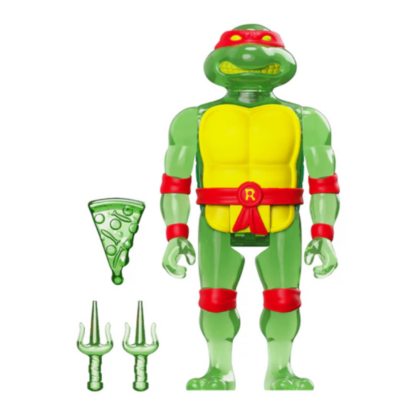 SUPER7 Teenage Mutant Ninja Turtles Raphael Mutagen Ooze Reaction Figure 3.75"