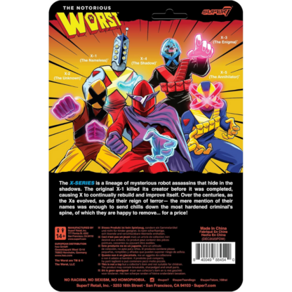 Super7 The Worst Reaction Figures Wave 05 (Mutant Team) X1 (The Nameless) - Image 2