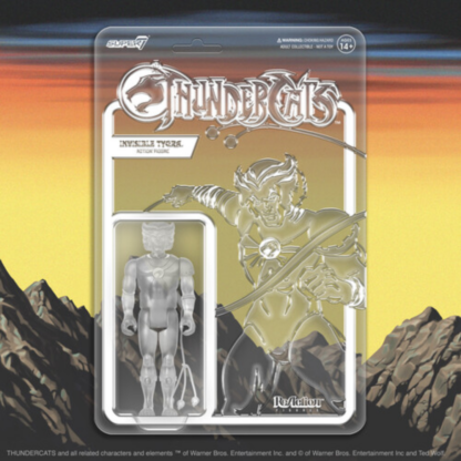 Super7 Thundercats ReAction Figures Tygra (Clear) - Image 3