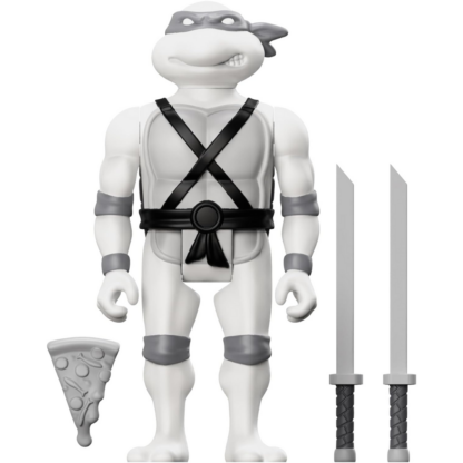 Super7 Teenage Mutant Ninja Turtles Leonardo (Comic Grayscale) 3.75"
