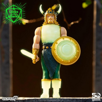 Super7 Dungeons and Dragons Formidable Fighter Glow Figure 3.75"