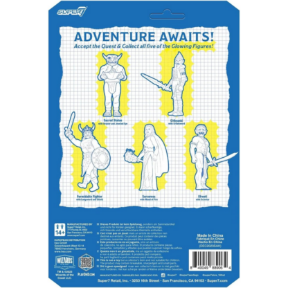 Super7 Dungeons and Dragons Formidable Fighter Glow Figure 3.75" - Image 2