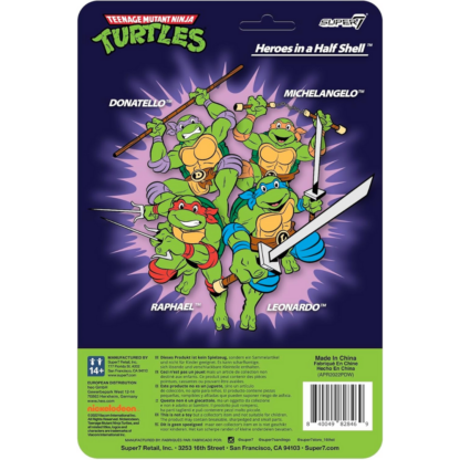 Super7 Teenage Mutant Ninja Turtles Michelangelo 3.75" - Image 2