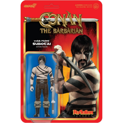 Super7 Conan The Barbarian Reaction Figures Wave 02 Subotai (War Paint) - Image 2