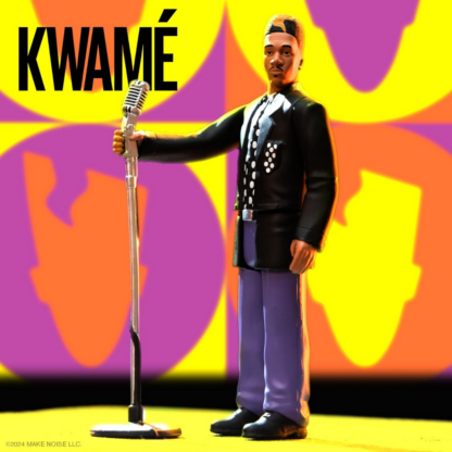 Super7 Kwamé Black and White Polka Dot 3.75"