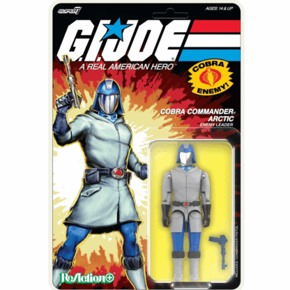 Super7 G.I. Joe ReAction+ Wave 3 Arctic Cobra Commander (Cartoon) - Image 2
