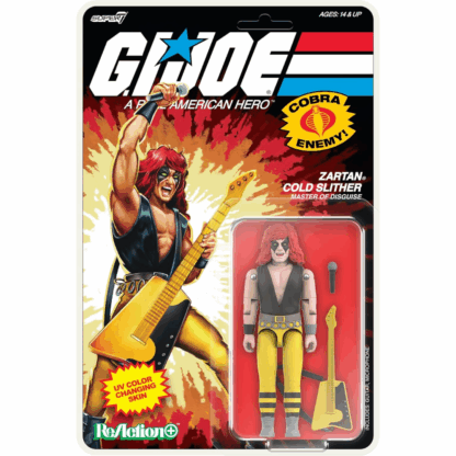 Super7 G.I. Joe Reaction+ Wave 03 - Zartan Cold Slither (Cartoon) - Image 2