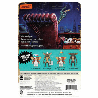 Super7 Gremlins ReAction Figures Wave 02 Gizmo (Battle Ready) - Image 2