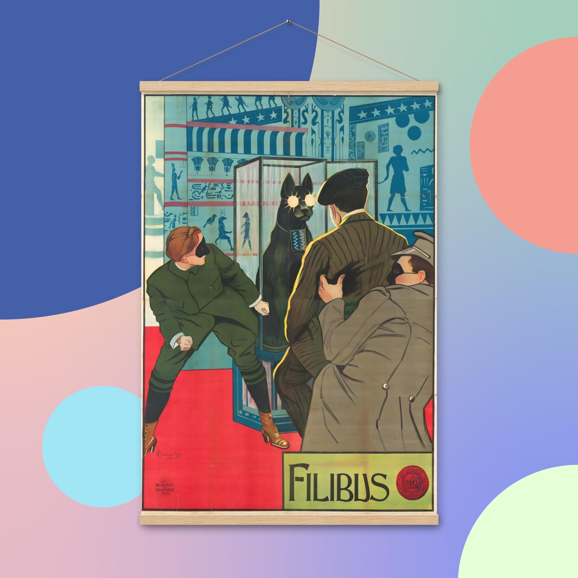 Filibus The Mysterious Air Pirate - Poster with hangers