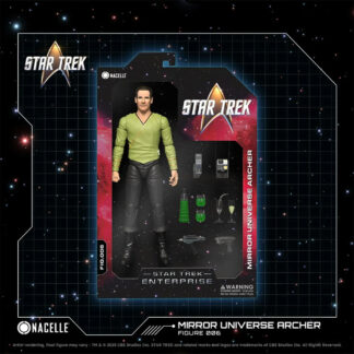 Mirror Universe Archer 7" Star Trek: Enterprise Nacelle Premium Action Figure Collectible