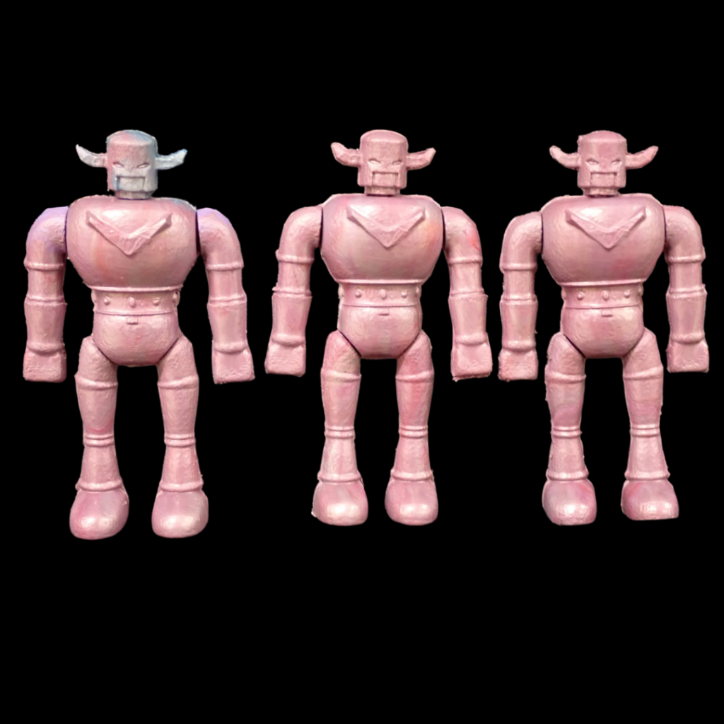 Kumiai-Ki: The Mighty Labor Union Mech - 3.75" Jointed Action Figure - Metallic Purple (solid)