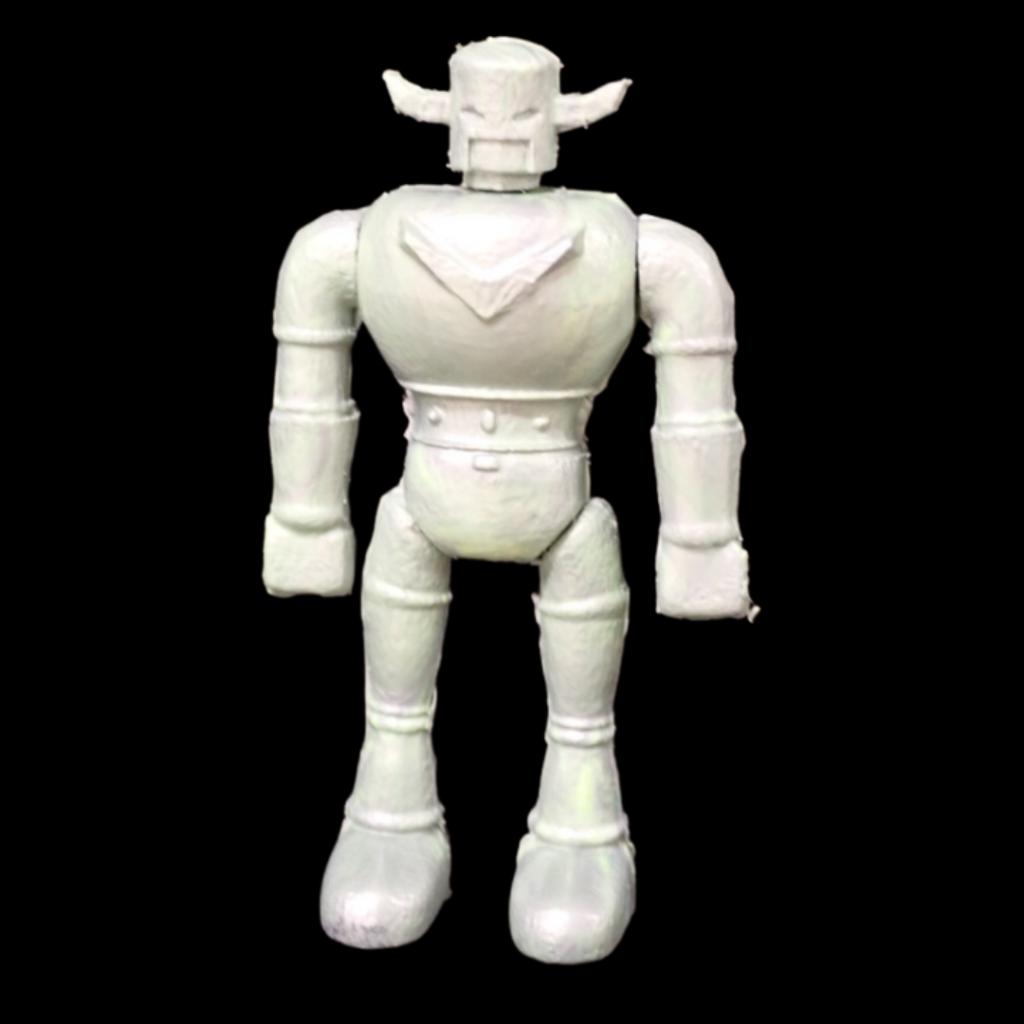 Kumiai-Ki: The Mighty Labor Union Mech - 3.75" Jointed Action Figure - Metallic Yellow (solid)