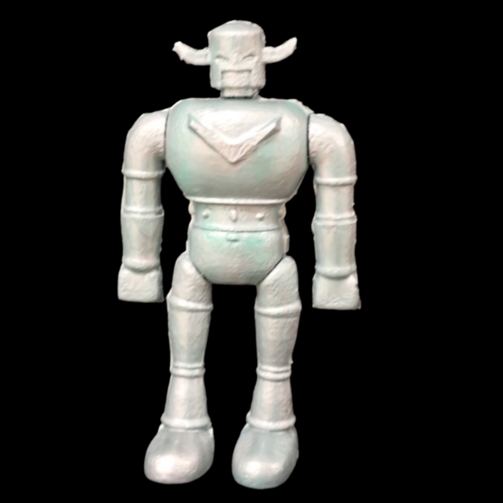 Kumiai-Ki: The Mighty Labor Union Mech - 3.75" Jointed Action Figure - Metallic Green (solid)