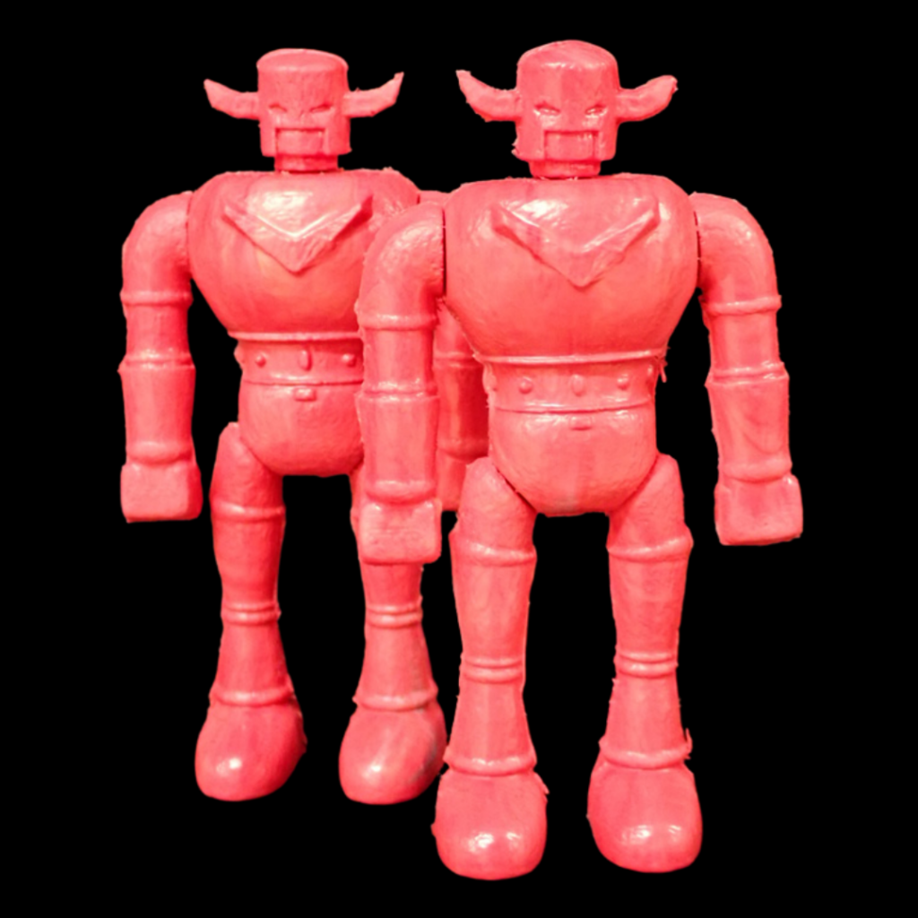 Kumiai-Ki: The Mighty Labor Union Mech - 3.75" Jointed Action Figure - Red (solid)