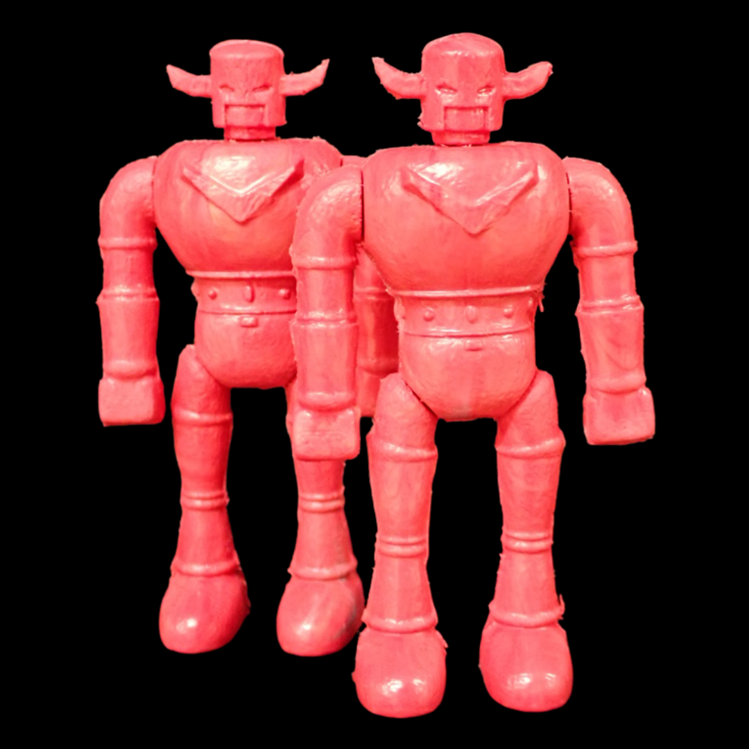 Kumiai-Ki: The Mighty Labor Union Mech - 3.75" Jointed Action Figure - Red (solid)