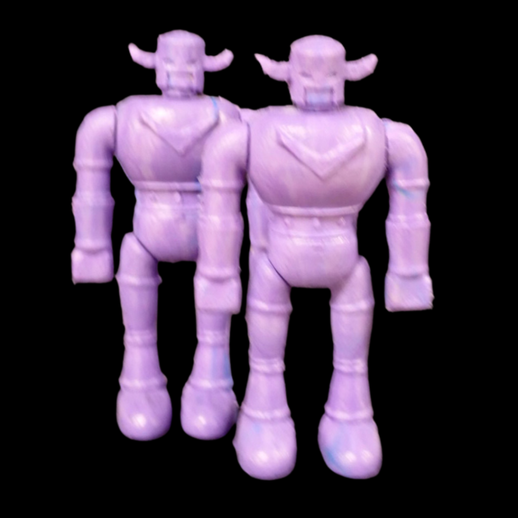 Kumiai-Ki: The Mighty Labor Union Mech - 3.75" Jointed Action Figure - Purple (solid)