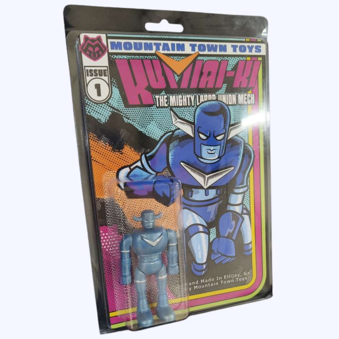 Kumiai-Ki: The Mighty Labor Union Mech - 3.75" Jointed Action Figure - Painted - Image 6