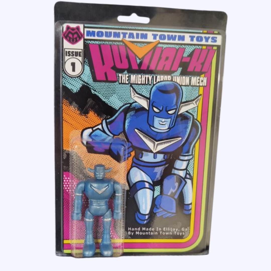 Kumiai-Ki: The Mighty Labor Union Mech - 3.75" Jointed Action Figure - Painted - Image 4