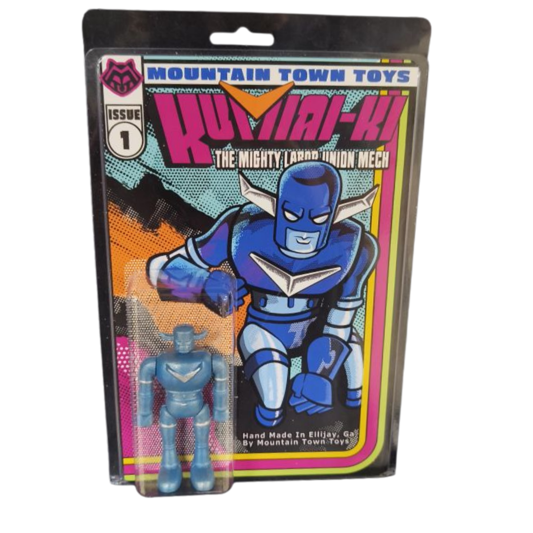 Kumiai-Ki: The Mighty Labor Union Mech - 3.75" Jointed Action Figure - Painted