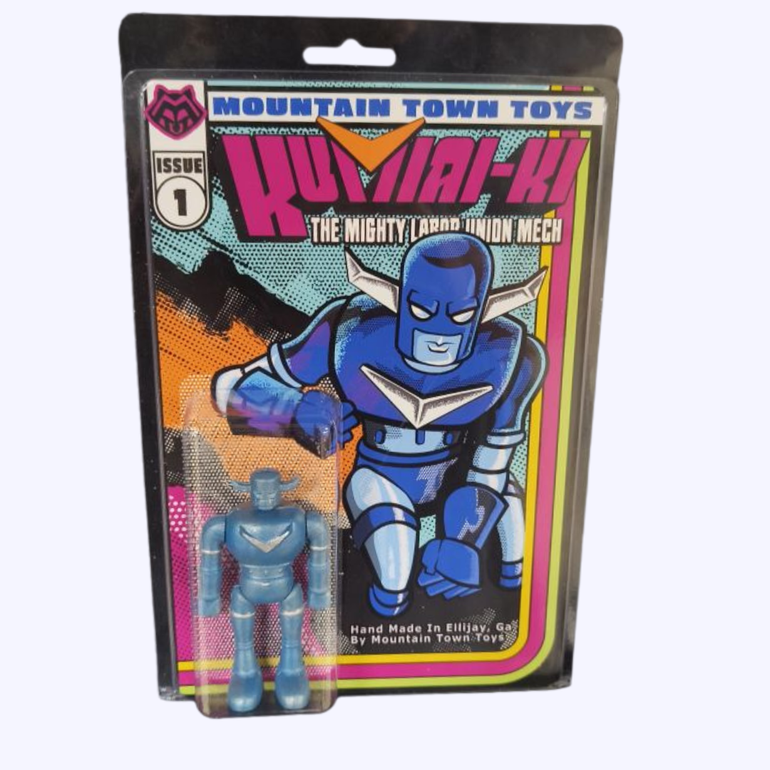 Kumiai-Ki: The Mighty Labor Union Mech - 3.75" Jointed Action Figure - Painted - Image 5