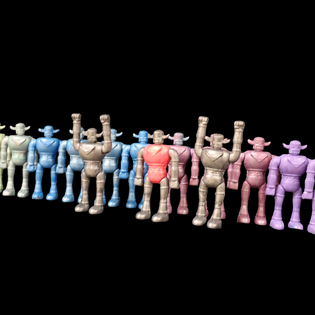 Kumiai-Ki: The Mighty Labor Union Mech - 3.75" Jointed Action Figure - MULTI-COLOR - Image 7