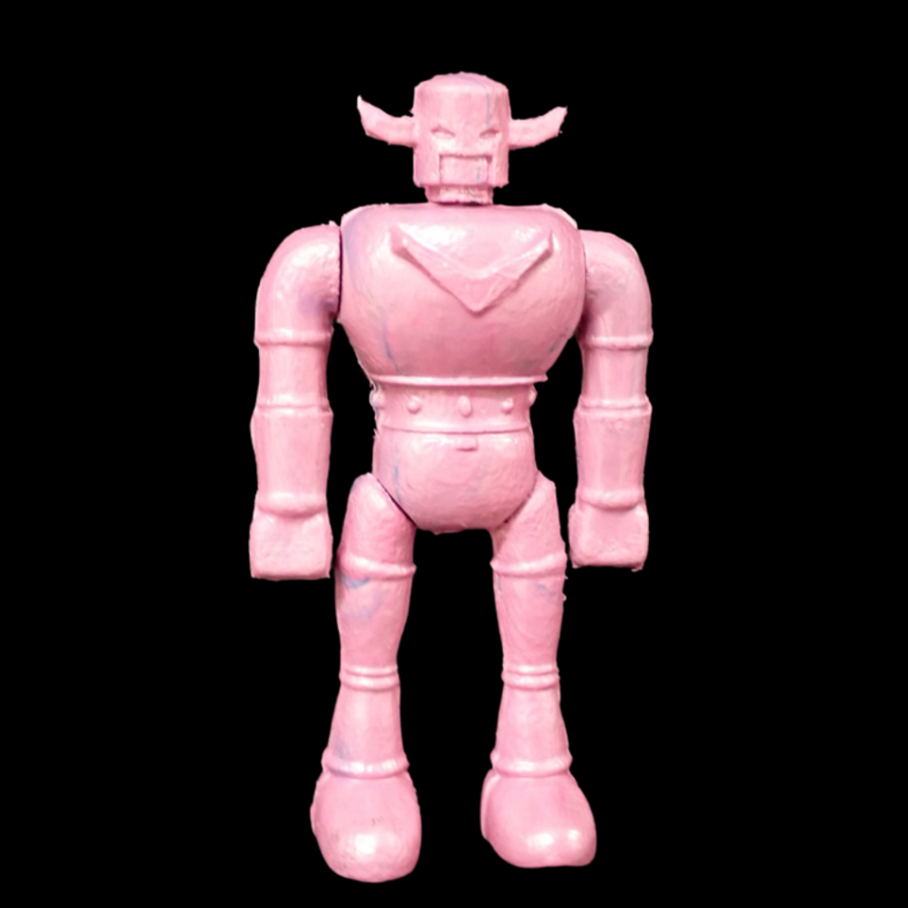 Kumiai-Ki: The Mighty Labor Union Mech - 3.75" Jointed Action Figure - Metallic Pink (solid)