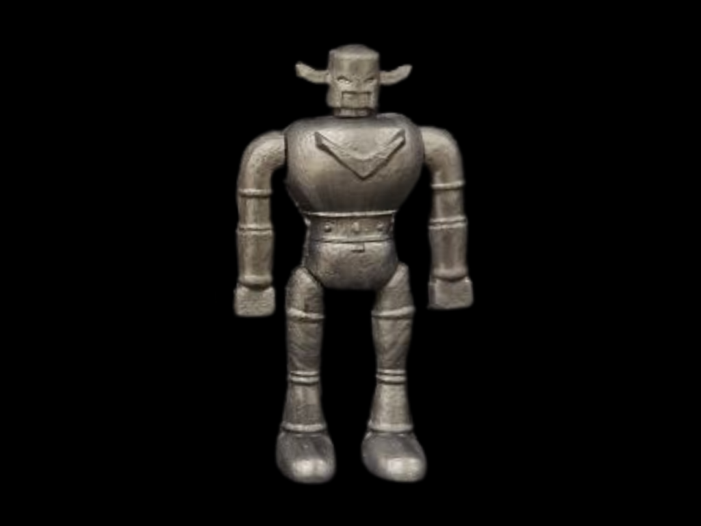 Kumiai-Ki: The Mighty Labor Union Mech - 3.75" Jointed Action Figure - Galaxy Gray (solid)