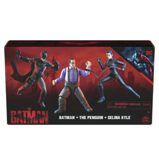 Spin Master DC The Batman: Movie Batman, The Penguin & Selina Kyle