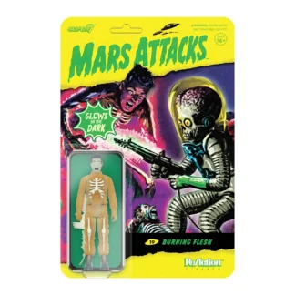Super7 ReAction Figure, Mars Attacks: Burning Flesh (Glow)