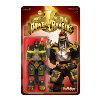 Super7 ReAction Figure, Mighty Morphin' Power Rangers: Dragonzord(Black & Gold)