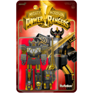 Super7 ReAction Figure, Mighty Morphin' Power Rangers: Megazord(Black & Gold)