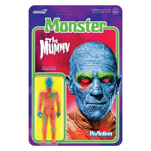 Super7 ReAction Figure, Universal Monsters: The Mummy(Vibrant)